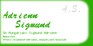 adrienn sigmund business card